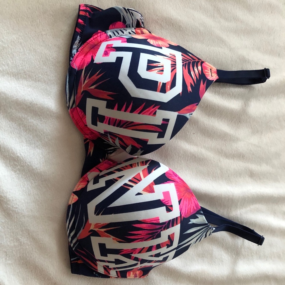 Pink bra